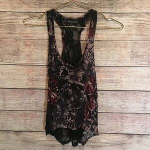 Wet Seal Tunic Back Sheer Camisole